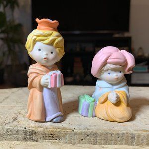 389. Vintage Avon Timeless Classic Christmas Heavenly Blessings Nativity Figures